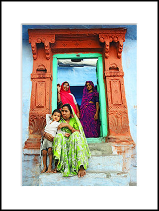Rajasthan Women in Doorway